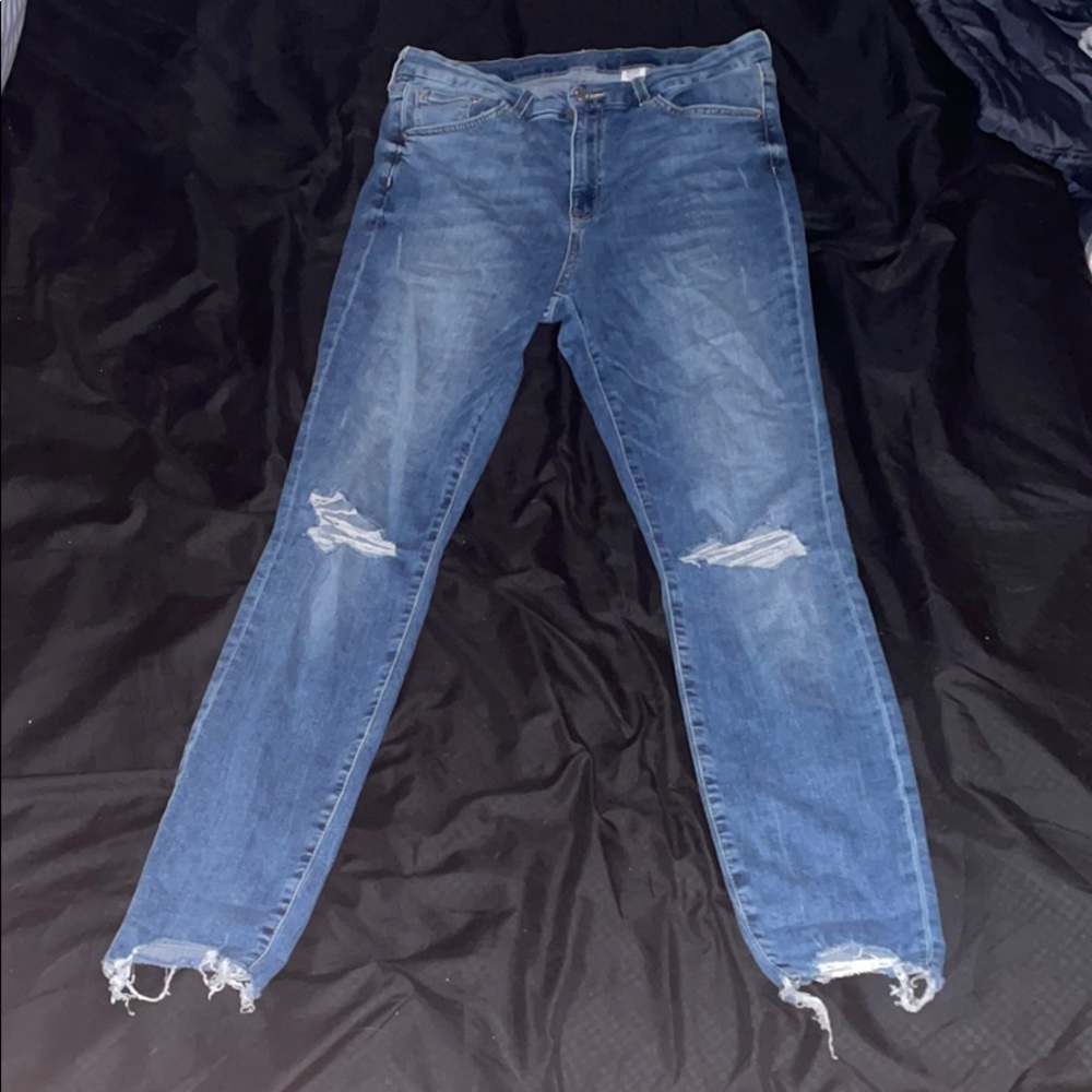 Blue Skinny Jeans. Worn Once!